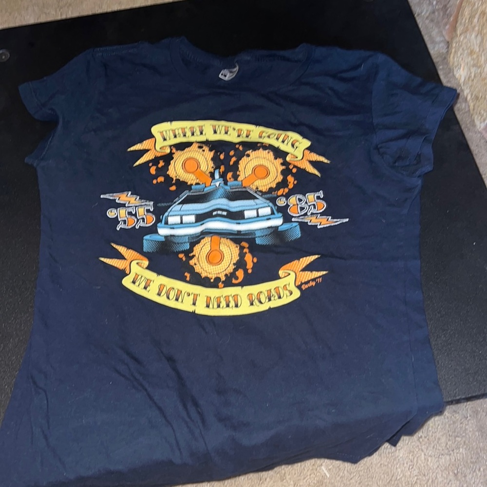 Tee fury back to the future tee nwot womens large